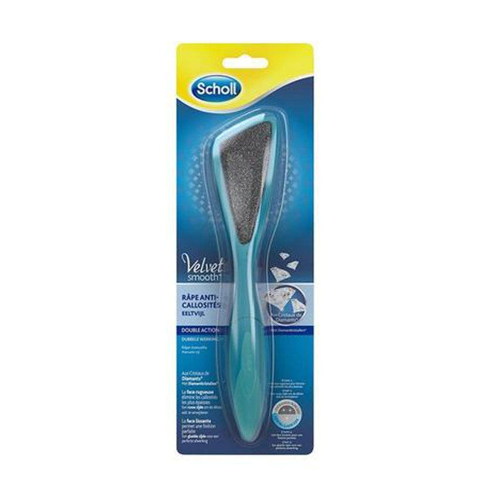 Scholl Lima pies doble acción cristales de diamantes velvet smooth