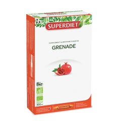 Superdiet Granada Fruta entera ecológica 20 ampollas 15 ml