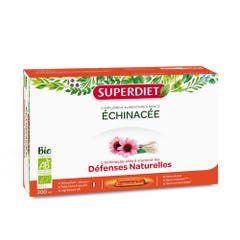 Superdiet Extracto Fluido Echinacea Bio 20 Ampollas 15 ml
