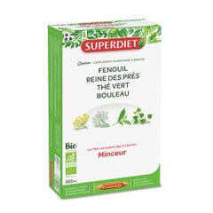 Superdiet Quatuor Minceur Organic Solución bebible 20 ampollas