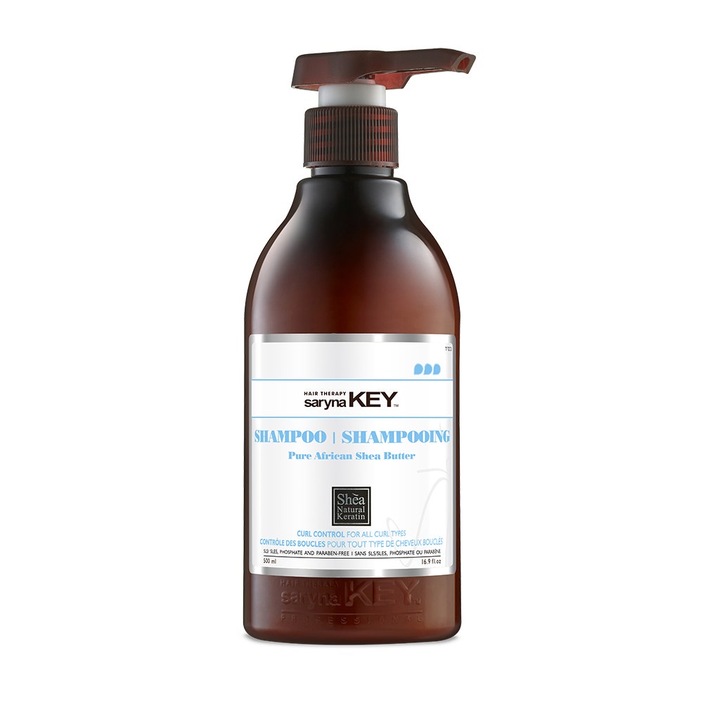 Saryna Key Pur Champú Control de Rizos Manteca de karité africana 500 ml