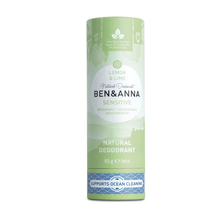Desodorante Papertube Sensitive 60g Ben & Anna