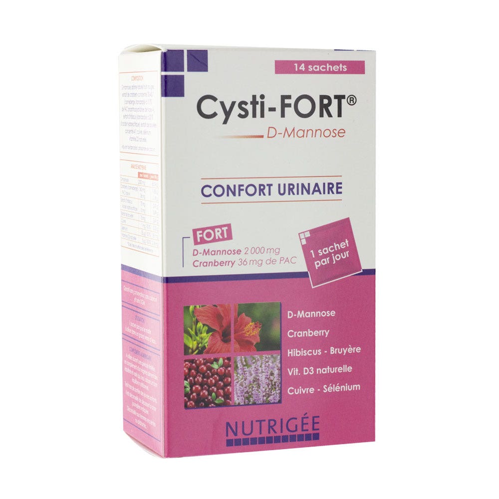 Nutrigée Cysti-fort 14 sobres