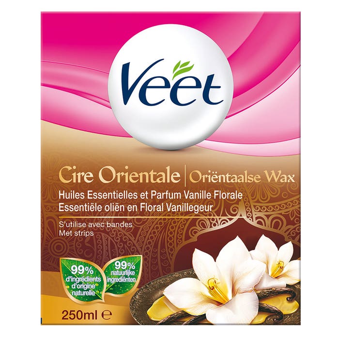 Cera oriental Aceites esenciales Vainilla 250 ml Veet