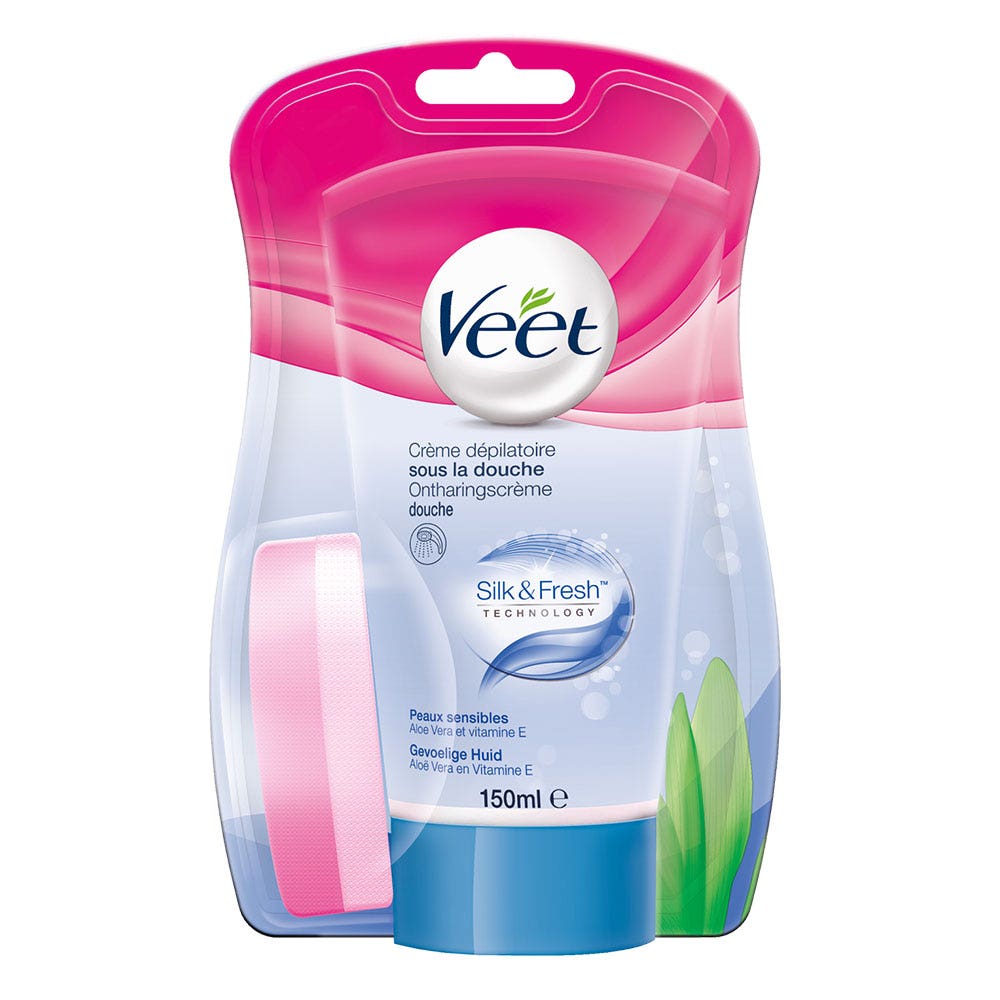 Veet Crema de ducha depilatoria para Piel sensible 150 ml