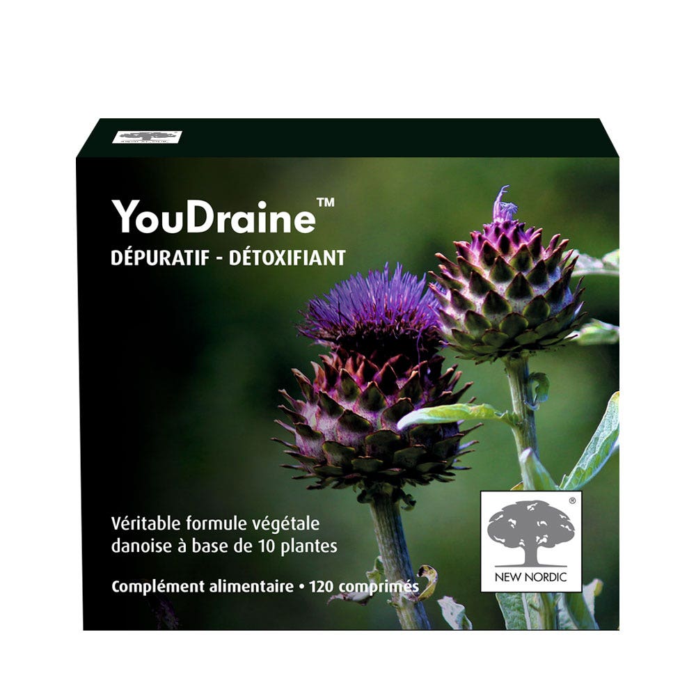 New Nordic Youdraine 120 Comprimidos Detox Depurativos