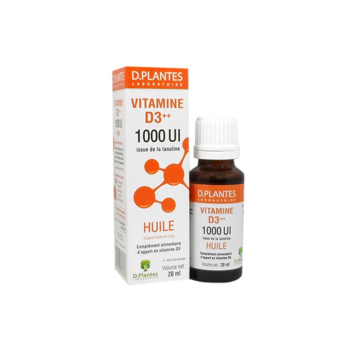 Aceite de vitamina D3 1000IU 20 ml D. Plantes