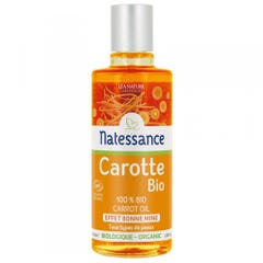 Natessance Aceite de Zanahoria Bio Aceite Puro Resplandor Saludable 100 ml