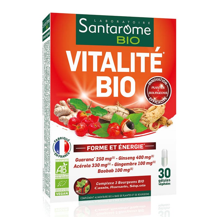 Santarome Vitalidad Bio 30 Cápsulas 30 Gelules