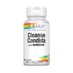 Solaray Cleanse Candida + Berberina 90 cápsulas vegetales