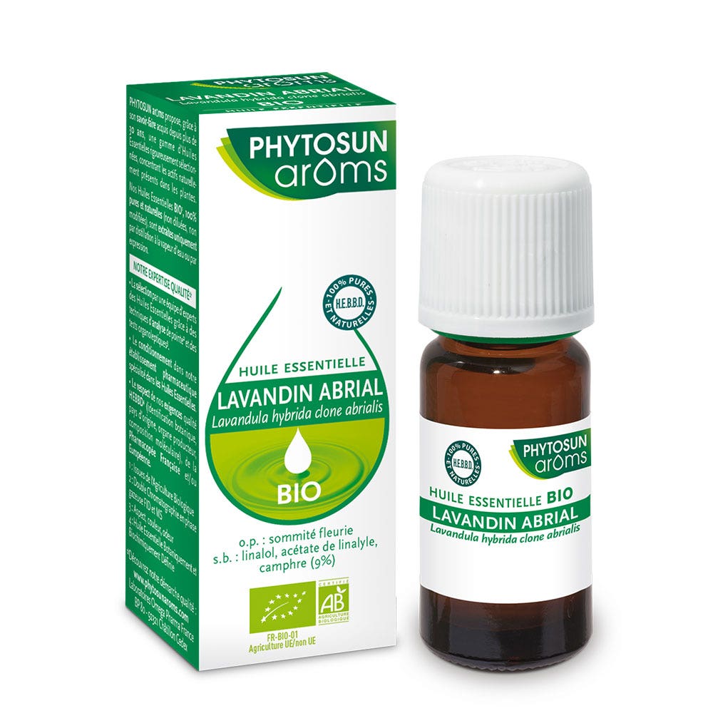Phytosun Aroms Aceite esencial lavandín Abrial bio - Aroms 10 ml