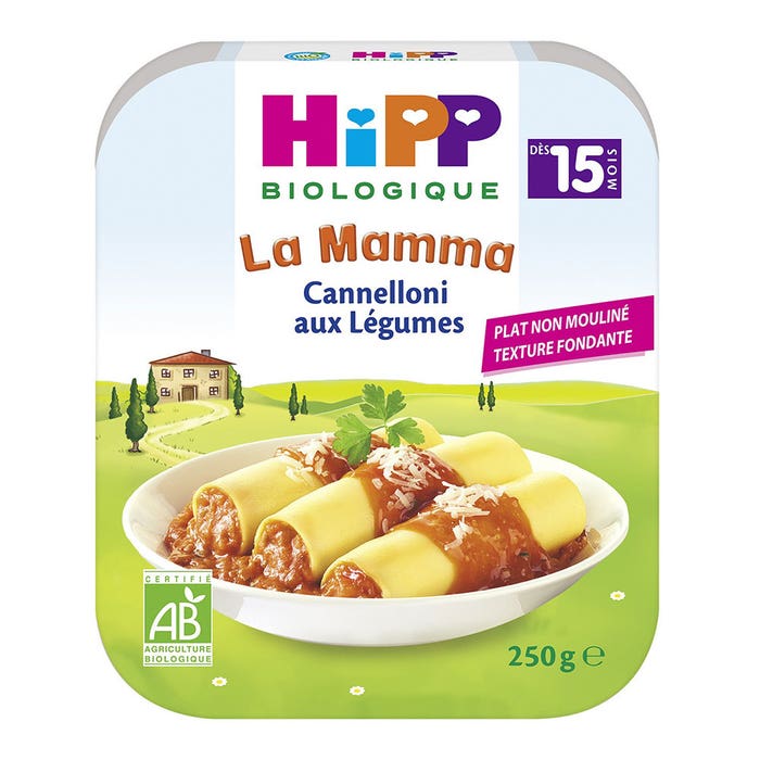 Hipp Plato de Comida Ecológica La Mamma Des 15 Mois 250g