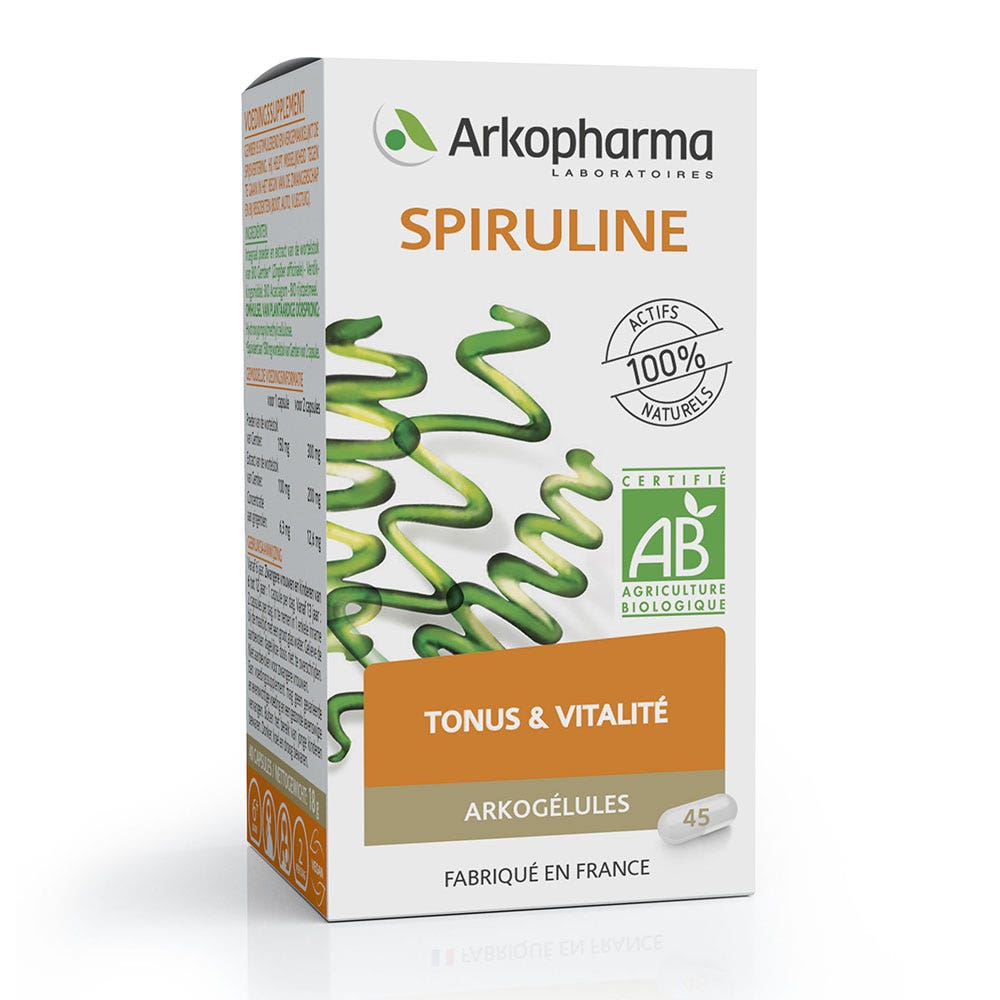 Arkopharma Arkocápsulas Espirulina bio 45 cápsulas