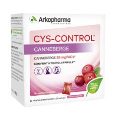 Arkopharma Cys-Control Confort urinario Urinaire arándono rojo 20 sobres