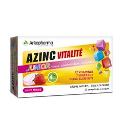 Arkopharma Azinc Vitalidad Junior Sabor Fresa Junior sabor fresa 30 Comprimidos