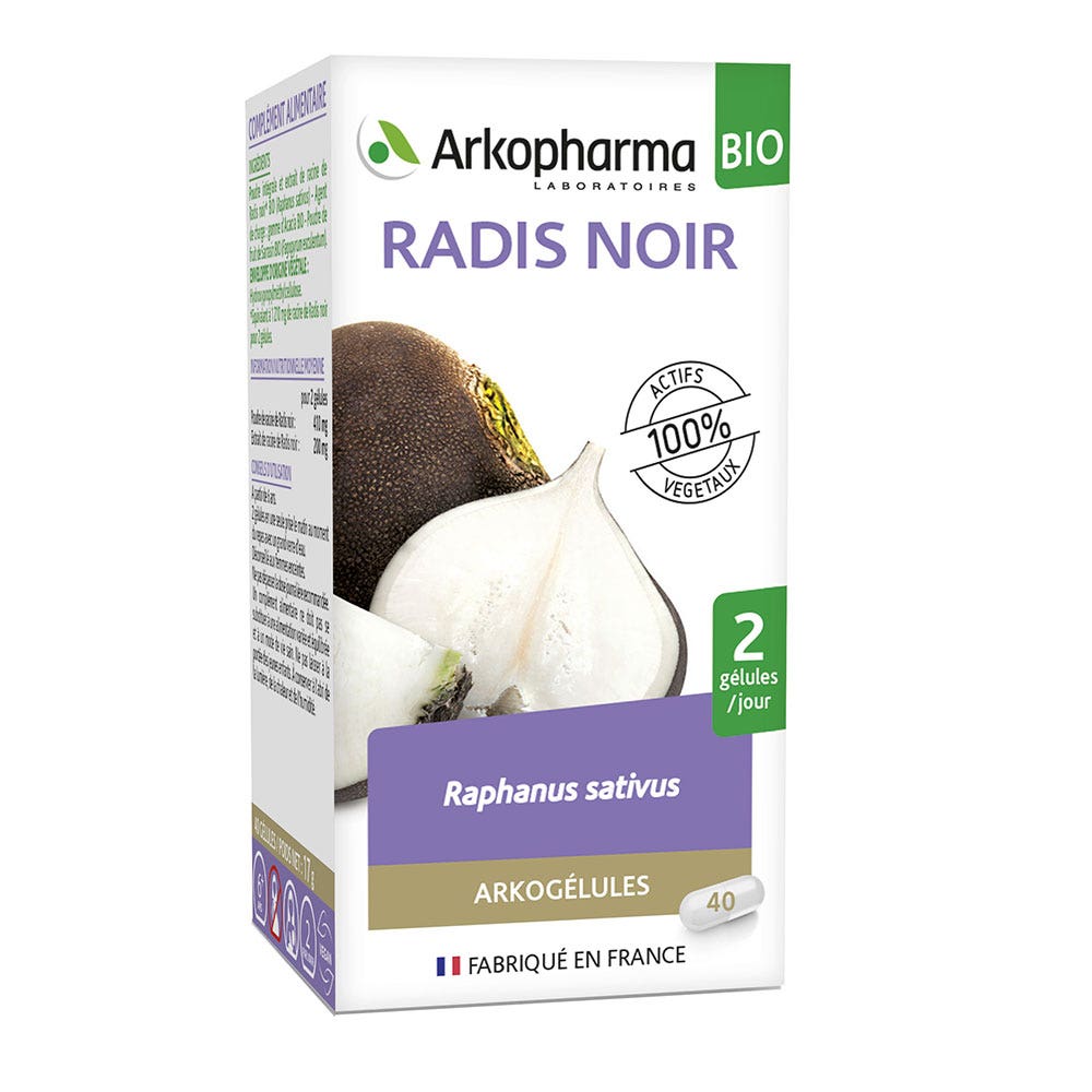 Arkopharma Arkocápsulas Rábano negro bio 40 cápsulas