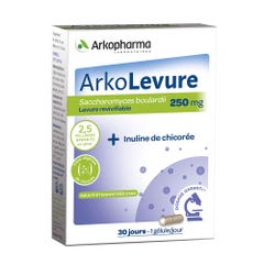 Arkopharma Arkolevure + Inulina 30 cápsulas