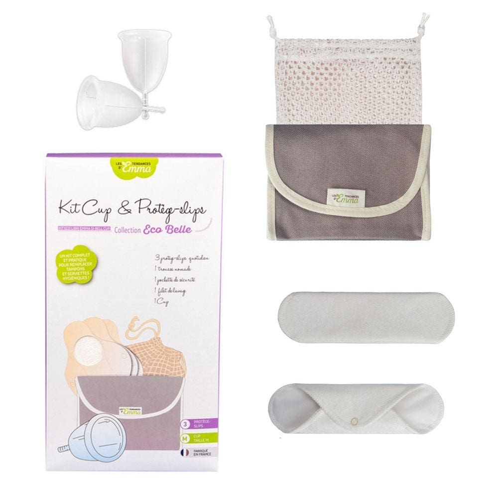 Les Tendances D'Emma Kit protege slips + copa menstrual