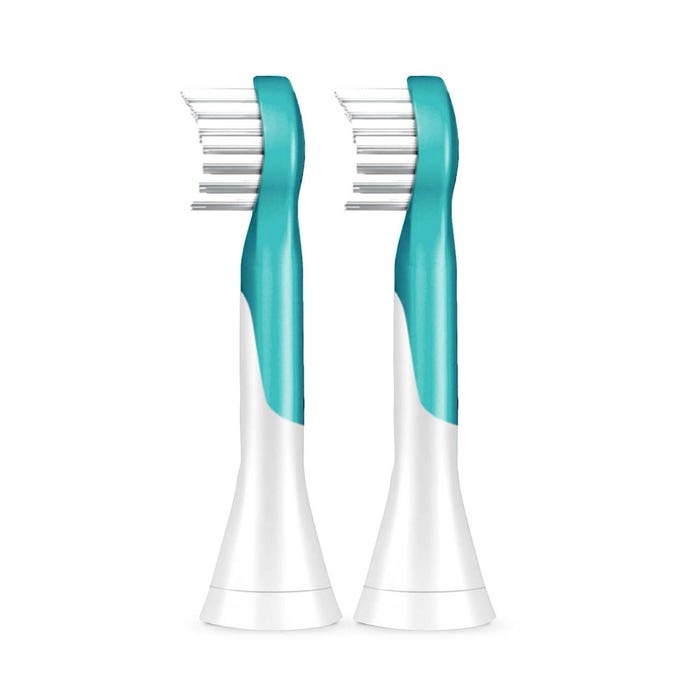 Philips Sonicare Cabezales de cepillo de dientes compactos para niños a partir de 3 años X2 Hx6032/33