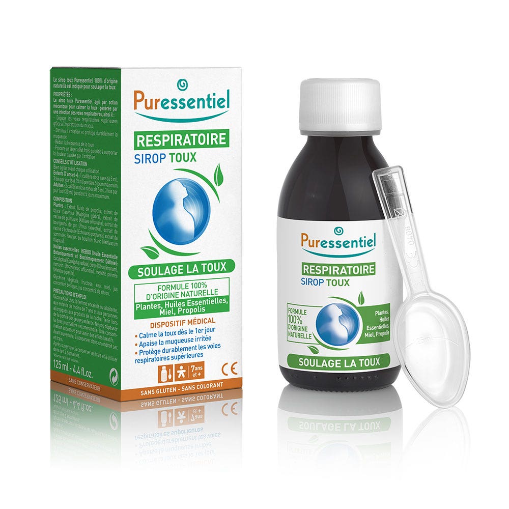 Puressentiel Respiración Jarabe tos respiratoria 125 ml