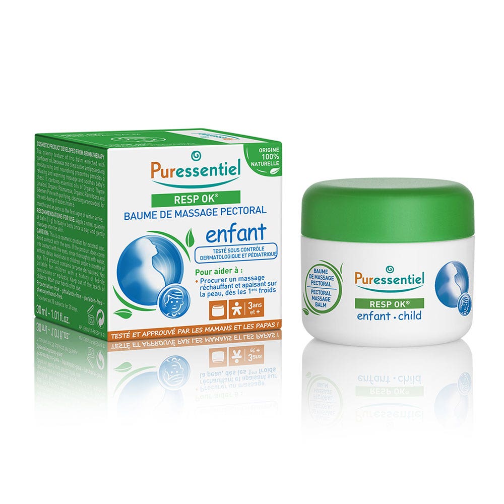 Puressentiel Resp Ok® Bálsamo de masaje pectoral infantil 60 ml