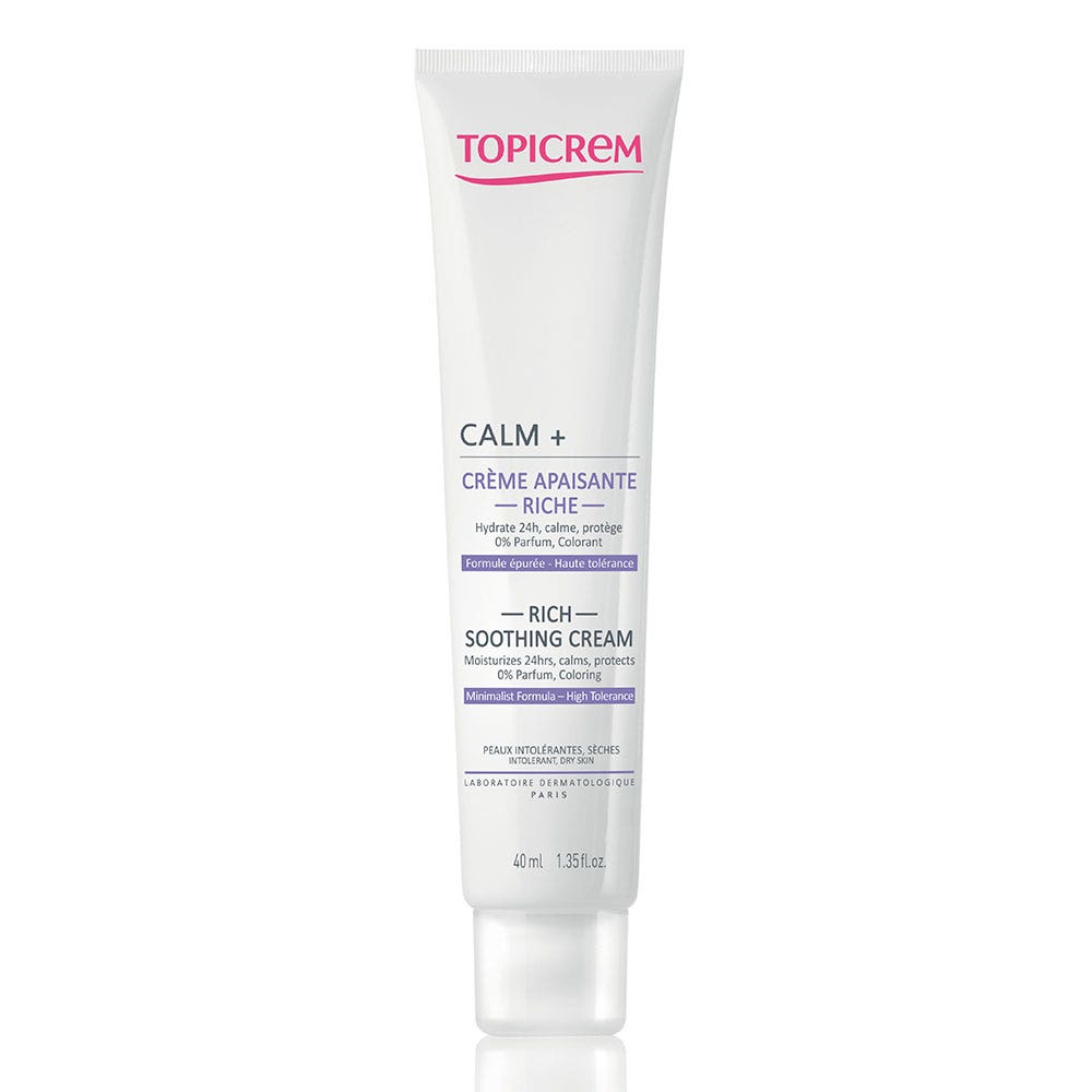Topicrem Calm+ Crema Calmante Rica Caml+ Peaux Intolerantes Seches 40ml