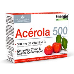 3 Chênes Acerola 500 24 Comprimidos