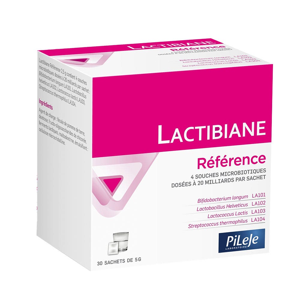 Pileje Lactibiane Reference Lactibiane Microbiotiques 30 sobres