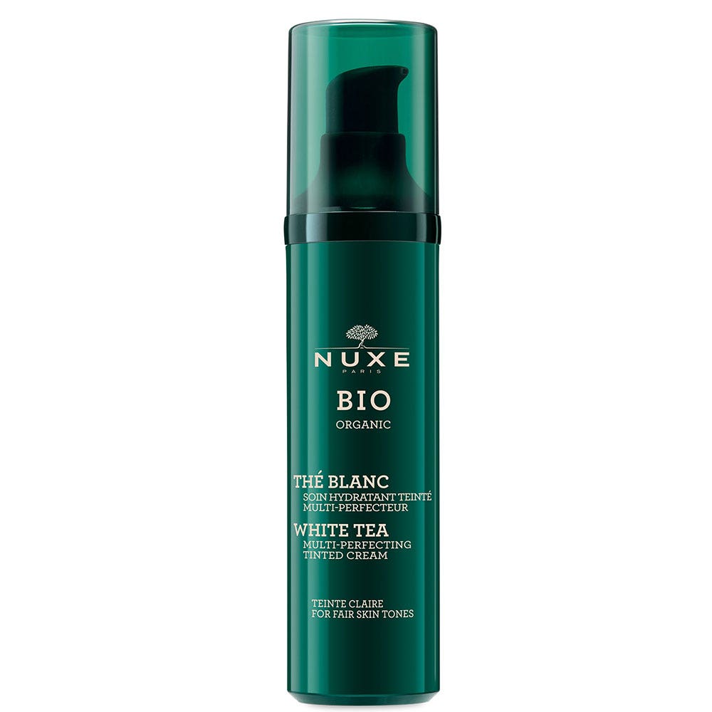 Nuxe Bio Cuidado hidratante con color multiperfeccionador té blanco tono claro 50ml