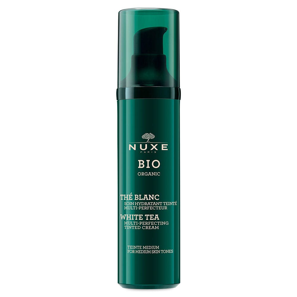 Nuxe Bio Cuidado hidratante con color multiperfeccionador té blanco tono medio 50ml