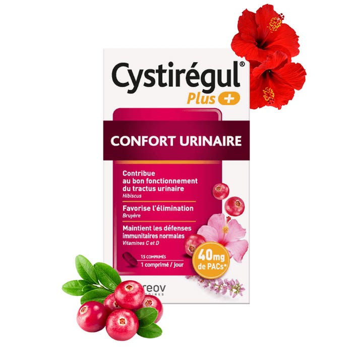 Cystiregul Plus 15 Comprimidos 15 Comprimes Cystiregul Plus Nutreov