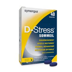 Synergia D-estrés Sueño 40 Comprimidos