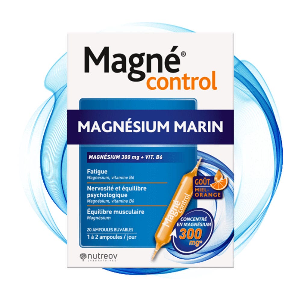 Nutreov Magnécontrol Magnesio marino 20 Ampoules