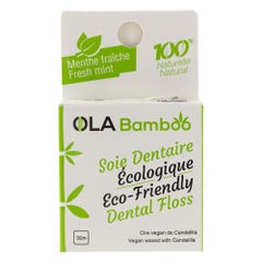 Ola Bamboo Seda Dental Ecológica Menta Fresca 30m