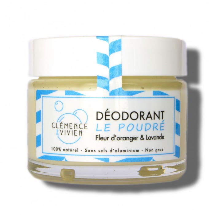 Desodorante Natural Crema Le Poudré Aceites Esenciales Lavanda Y Flor De Naranjo 50g Clemence&Vivien