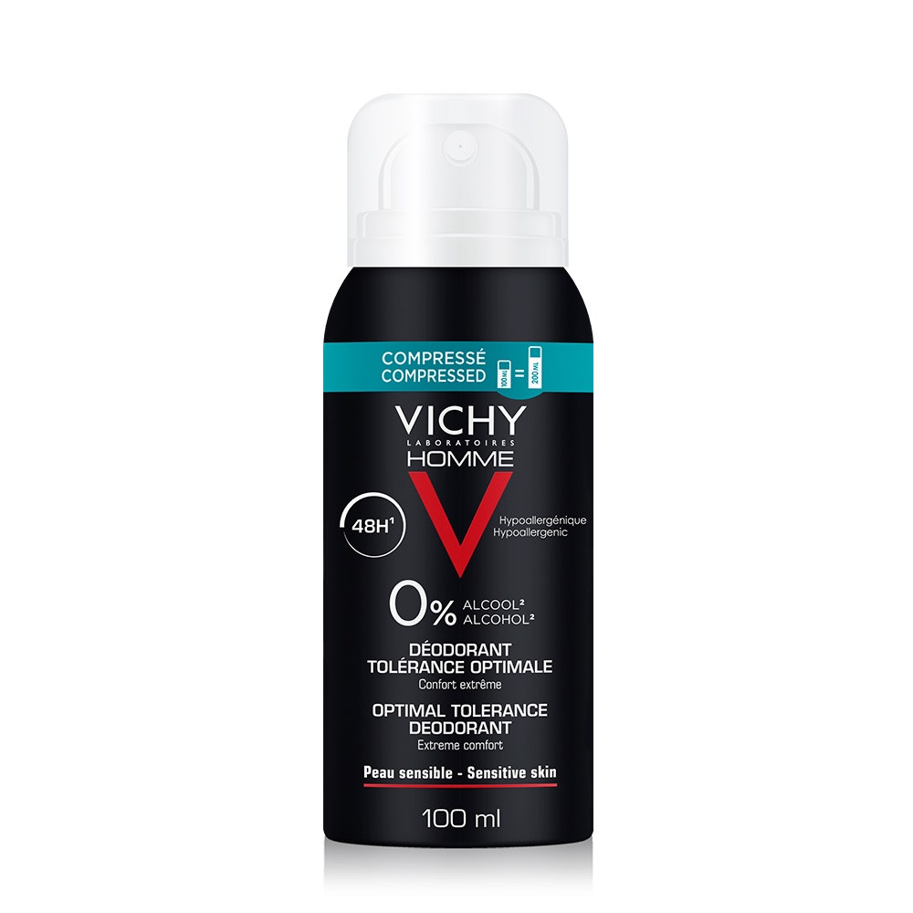 Vichy Hombre compacto buena tolerancia 48h pieles sensibles 100ml