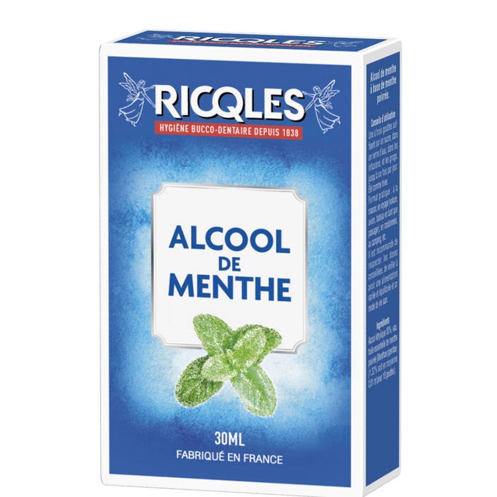 Alcohol de menta 30ml Ricqles