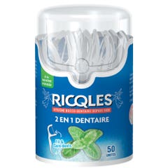 Ricqles Seda Dental 2 en 1 - 50 Unidades Juvasante