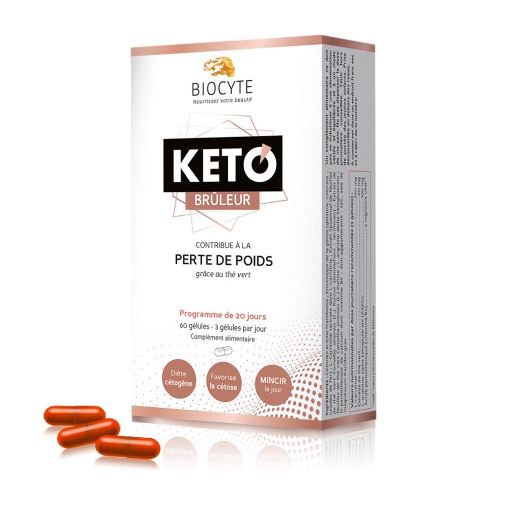 Biocyte Keto Keto Bruleur 60 Gelulas 60 Gélules