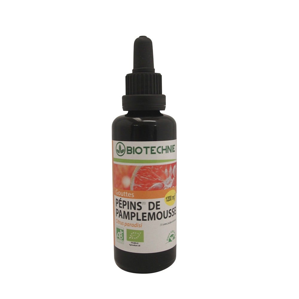 Biotechnie Semillas de pomelo ecológicas 1200 mg