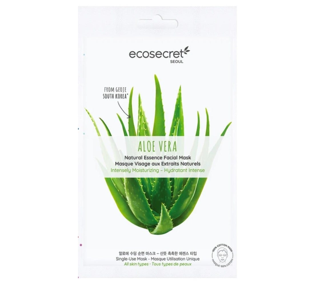 Eco Secret Mascarilla Facial De Aloe Vera Seoul 20ml