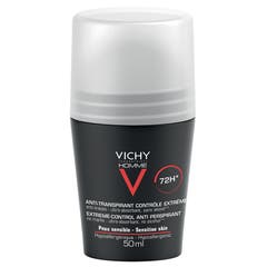 Vichy Hombre Desodorante Hombre Antitranspirante Eficaz 72h Control Eficaz 50ml
