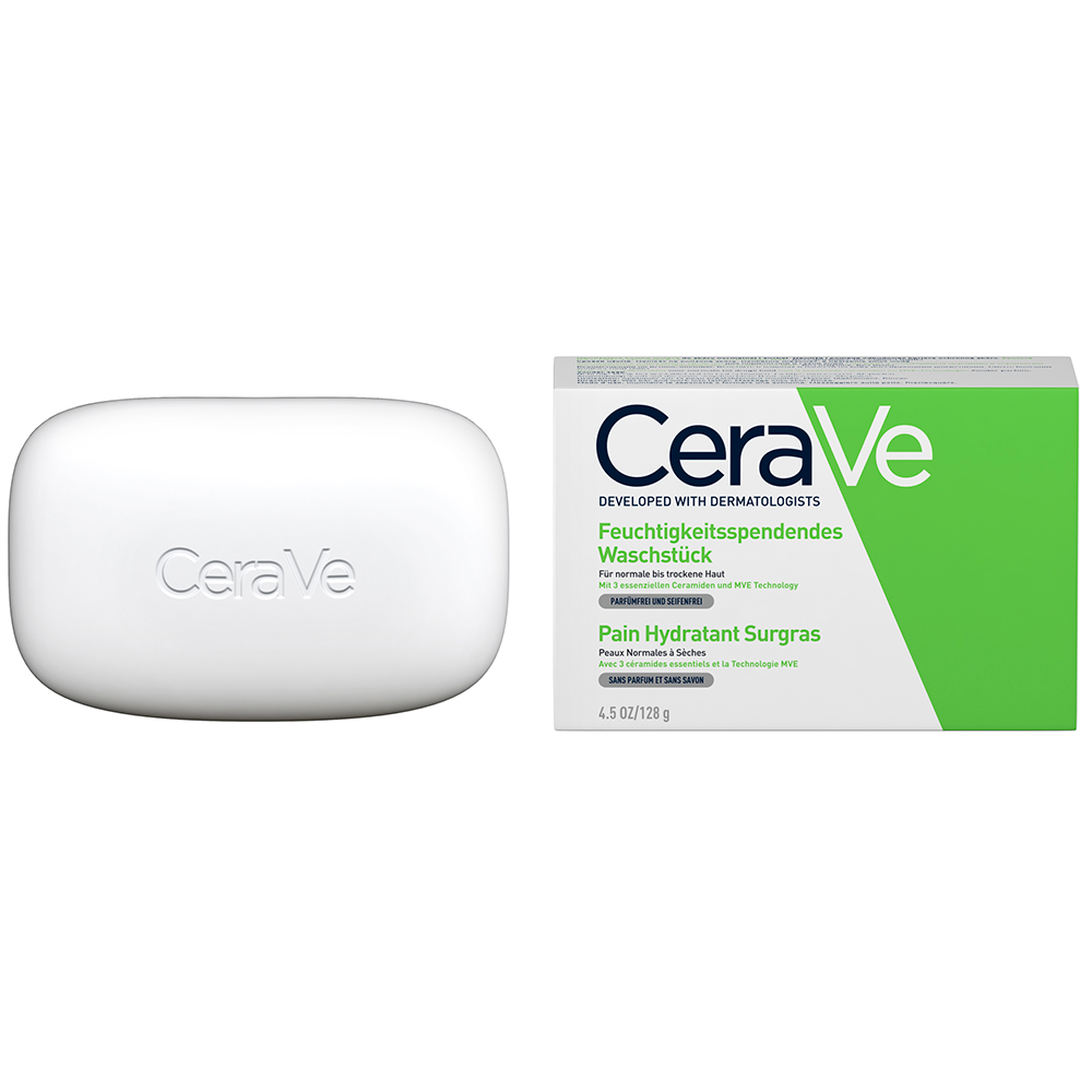 Cerave Cleanse Cuerpo Barra de Jabón Nutritivo Hidratante Rostro y Cuerpo 128g
