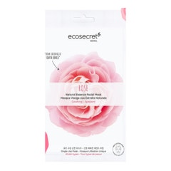Eco Secret Mascarilla facial calmante con extractos naturales de Rosa 20 ml