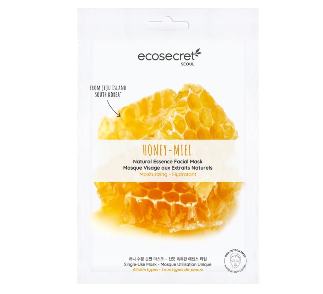 Eco Secret Mascarilla facial hidratante con extractos naturales de miel 20 ml