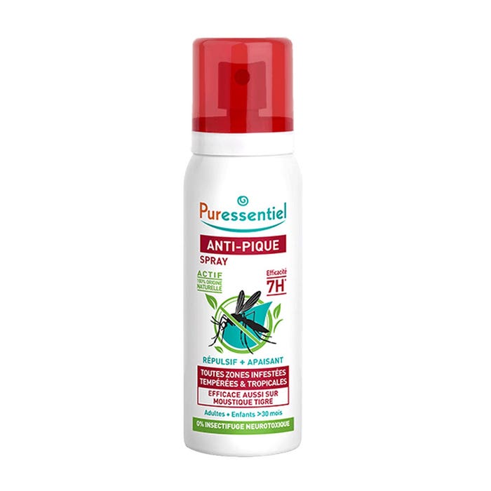 Puressentiel Anti-Pique Spray Repelente Calmante Antimosquitos 75ml