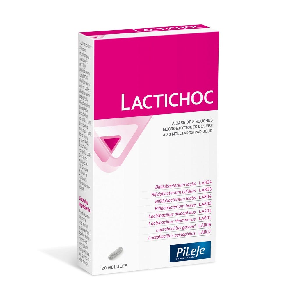 Pileje Lactichoc Lactichoc 20 Cápsulas