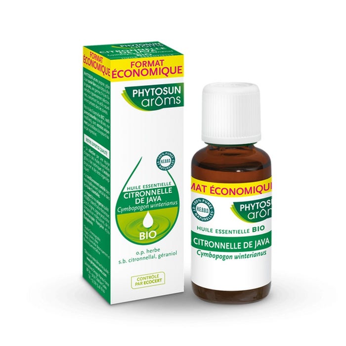 Aceite esencial de Citronela de Java Bio Aroma 10 ml Phytosun Aroms
