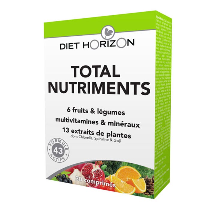 Nutrientes totales 30 Comprimidos Diet Horizon