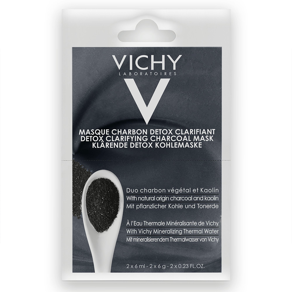 Vichy Purete Thermale Mascarilla Facial Carbón Pieles Mixtas 2x6ml